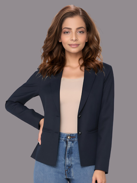 BAESD Notched Lapel Single-Breasted Casual Blazer