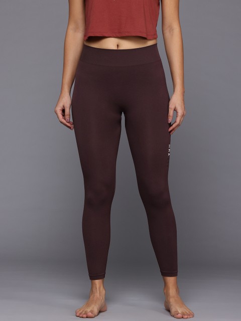 HRX By Hrithik Roshan Women Rapid Dry Seamless Ankle Length Yoga Tights