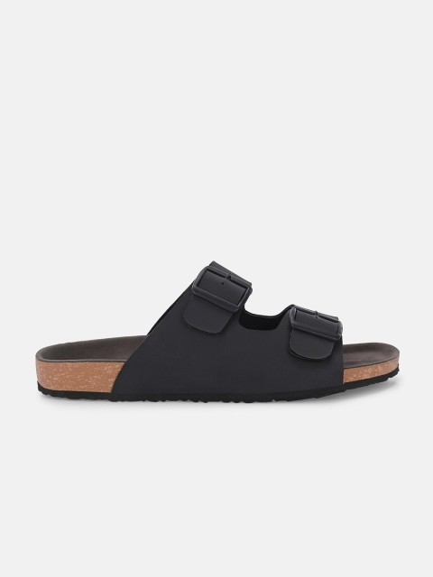 HERE&NOW Men Buckle Detailed Comfort Sandals - Image 4