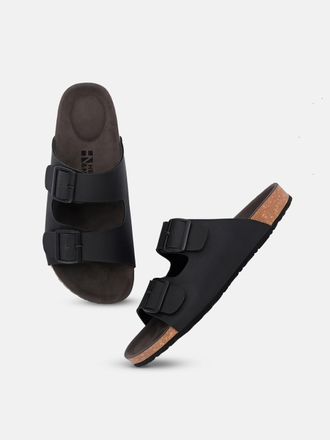 HERE&NOW Men Buckle Detailed Comfort Sandals - Image 2