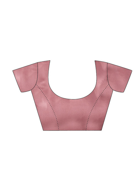 Mitera Embellished Beads and Stones Satin Saree - Image 7