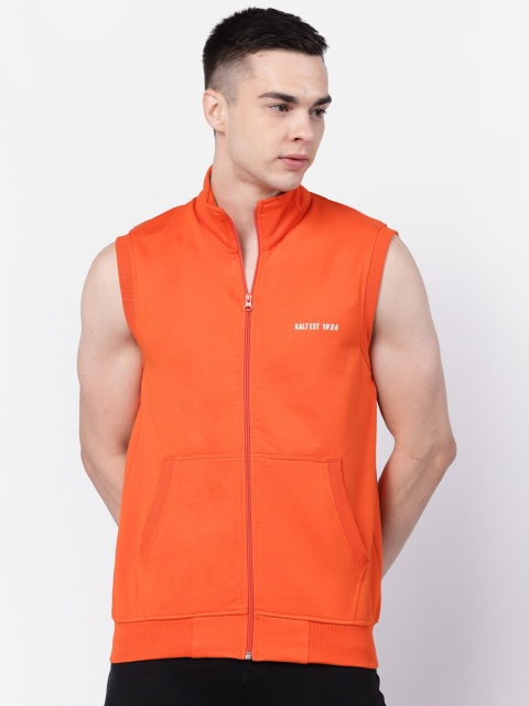 Kalt Mock Neck Front-Open Sweatshirt