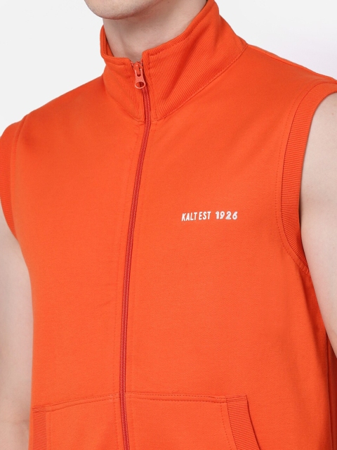 Kalt Mock Neck Front-Open Sweatshirt - Image 2