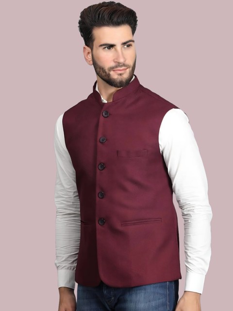 BAESD Mandarin Collar Nehru Jackets - Image 3