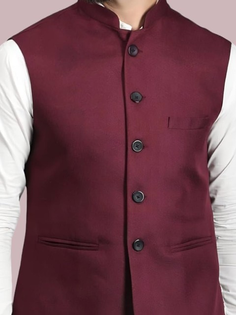 BAESD Mandarin Collar Nehru Jackets - Image 2
