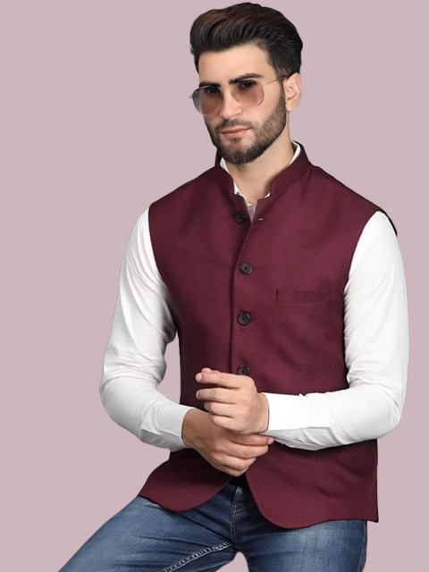 BAESD Mandarin Collar Nehru Jackets - Image 5