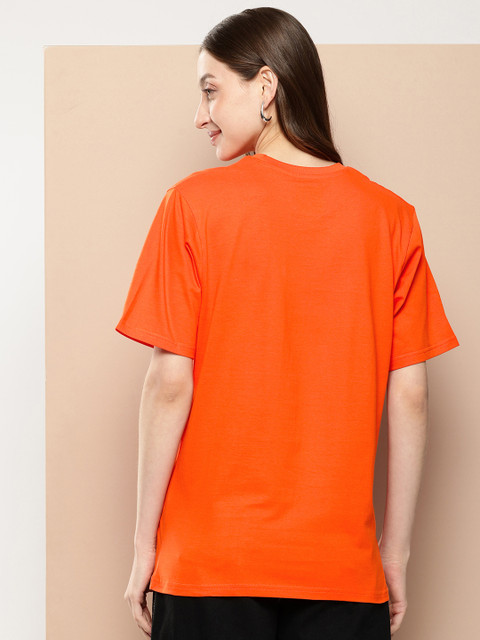 Difference of Opinion Graphic Printed Oversized Pure Cotton T-shirt - Image 4