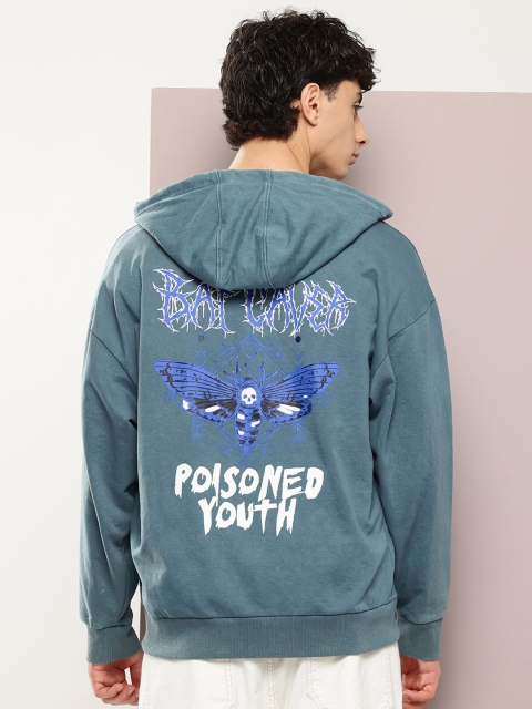 Kook N Keech Printed Hooded Oversized Sweatshirt - Image 4