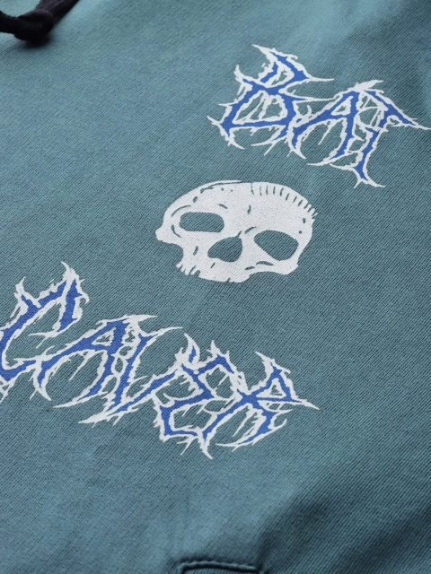 Kook N Keech Printed Hooded Oversized Sweatshirt - Image 7