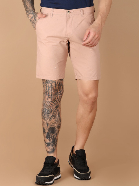 Home niche-market02 45 V-Mart Men Twill Mid-Rise Cotton Casual Chino Shorts