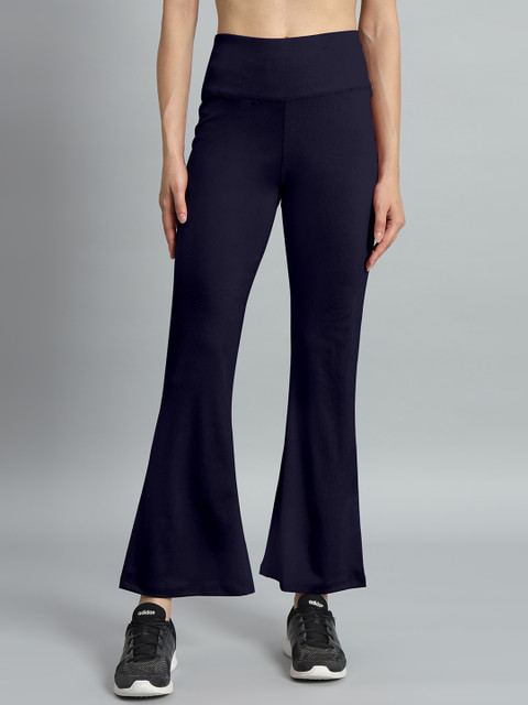 Mehrang Slim-Fit Flared Ankle Length Training Tights