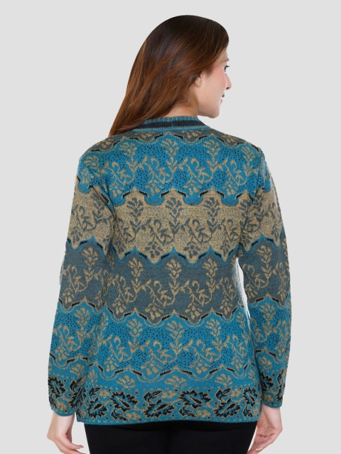 aarbee Floral Printed Cardigan Sweaters - Image 4