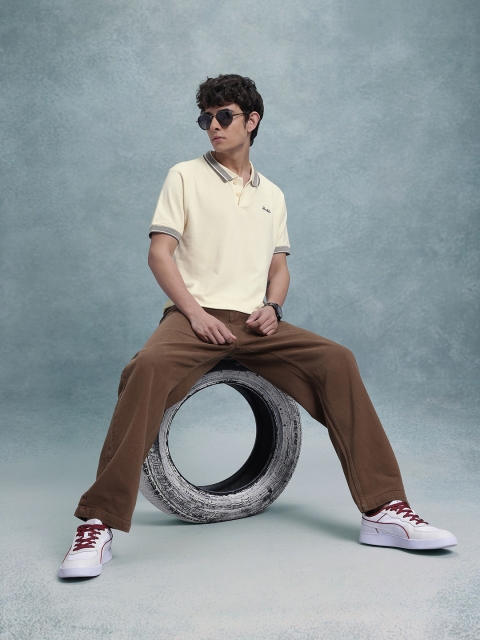 The Roadster Life Co. Contrast Trims T-shirt