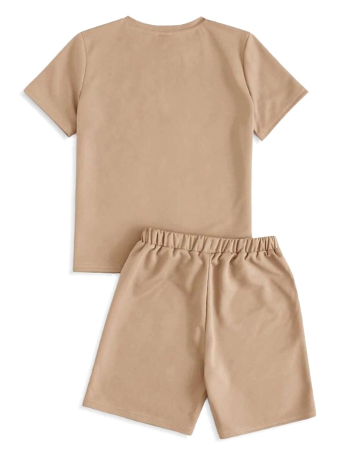 x2o Kids Printed Pure Cotton T-shirt With Shorts - Image 4