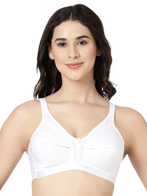 BLOSSOM Women's Plus Size Full Coverage Cushion Strap Double Layered Bra