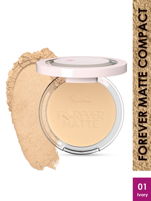 GLAM21 Forever Matte HD Matte Finish Compact Powder 9g - Ivory 01