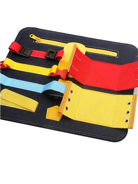 Kidology Unisex Kids Montessori Busy Board Toys - Image 7