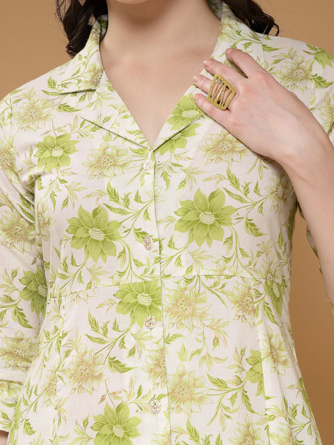 LARGISH Women Printed Tunic & Trousers Co-Ords - Image 2