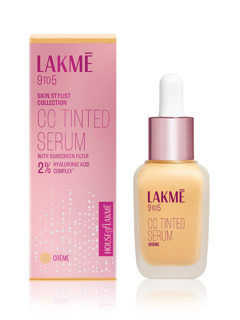 Lakme CC Tinted Serum with 2% Hyaluronic Acid 30ml - Creme - Image 2