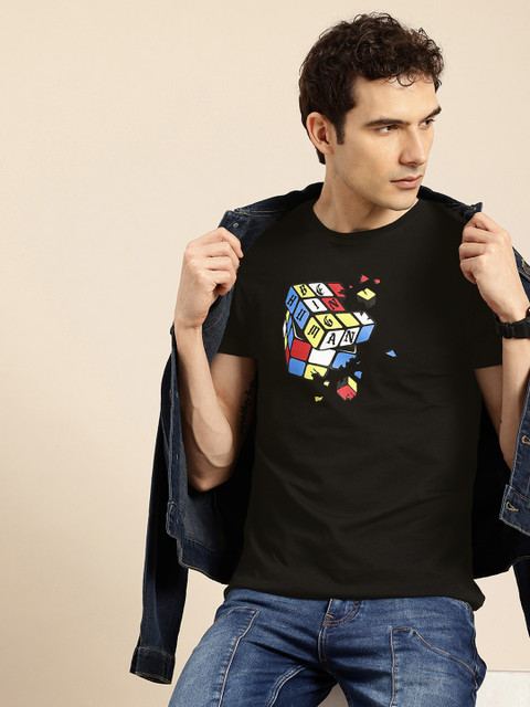 Being Human Printed Pure Cotton T-shirt