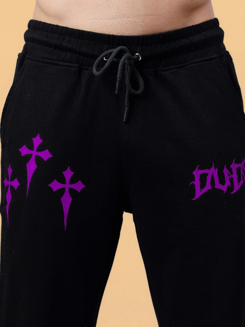 WEARDUDS Men Printed Relaxed Fit Joggers - Image 5