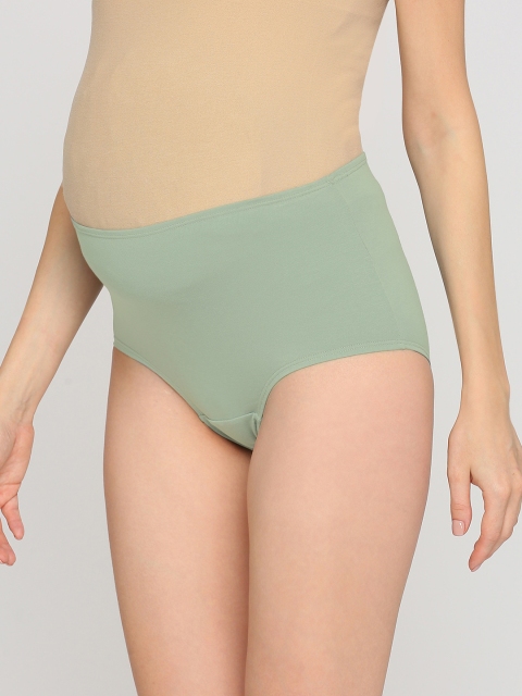Evamomies Women Solid Anti Bacterial Maternity Brief - Image 3