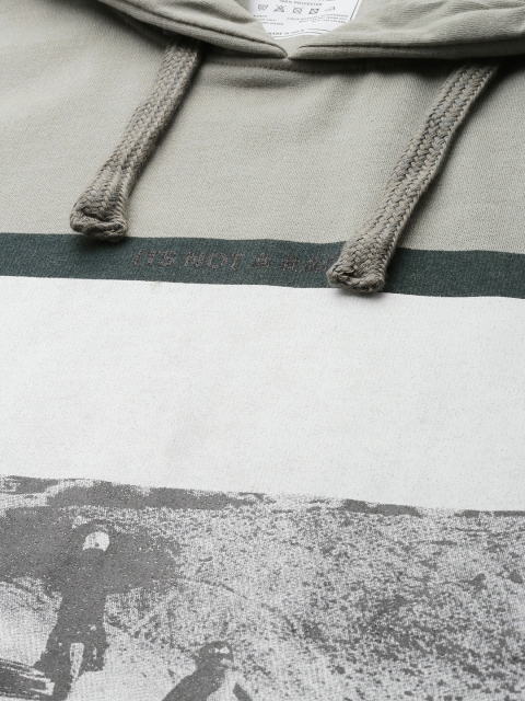 The Roadster Life Co. Graphic Printed Hooded Sweatshirt - Image 2