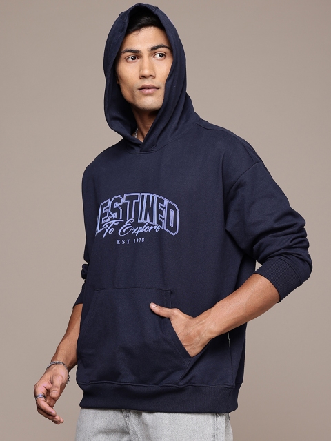 The Roadster Life Co. Printed Hooded Oversized Fit Sweatshirt - Image 3