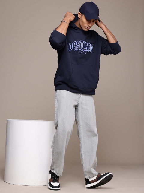 The Roadster Life Co. Printed Hooded Oversized Fit Sweatshirt - Image 5