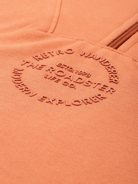 The Roadster Life Co. Minimal Typography Printed Relaxed Fit Pullover Sweatshirt - Image 2