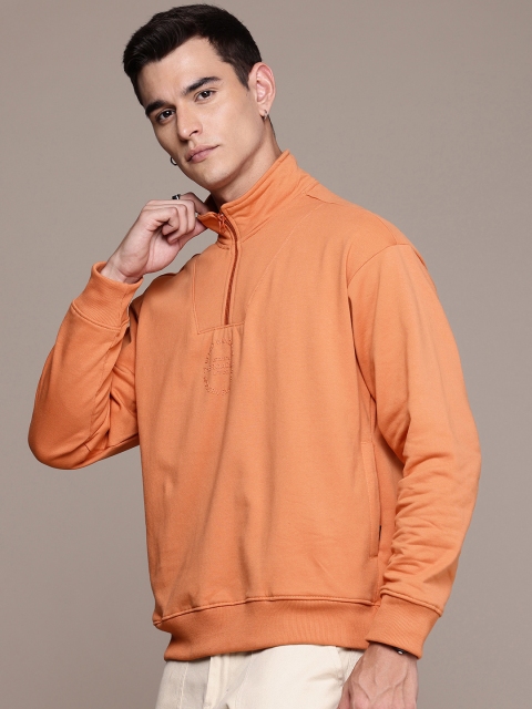 The Roadster Life Co. Minimal Typography Printed Relaxed Fit Pullover Sweatshirt - Image 3