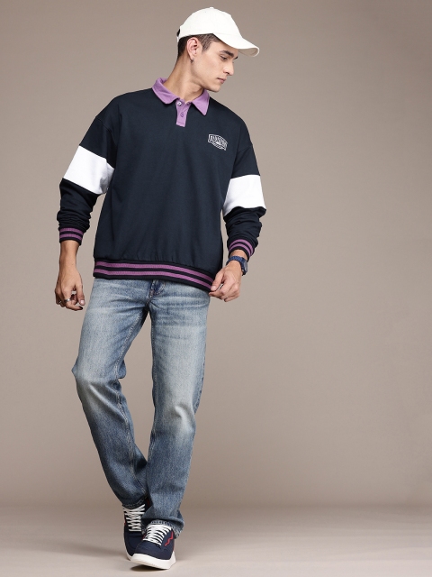 The Roadster Life Co. Shirt Collar Oversized Fit Sweatshirt - Image 5