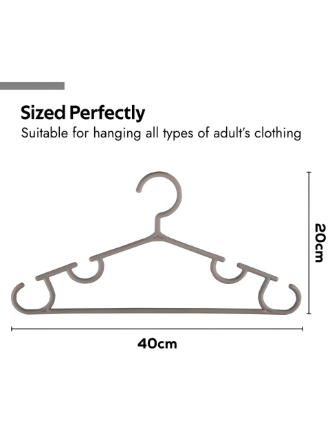 Kuber Industries Pack of 40 Grey Bar Hangers - Image 4