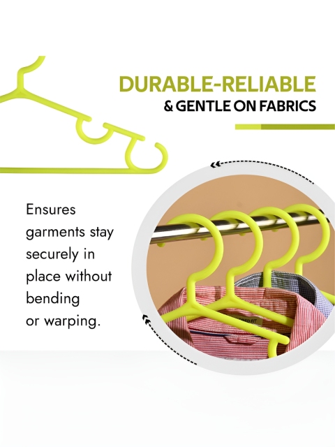 Kuber Industries 20 Pieces Yellow Bar Hangers - Image 3