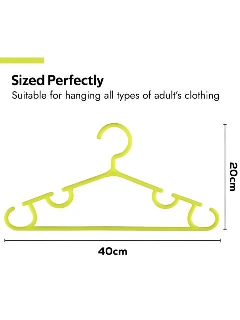 Kuber Industries 20 Pieces Yellow Bar Hangers - Image 4