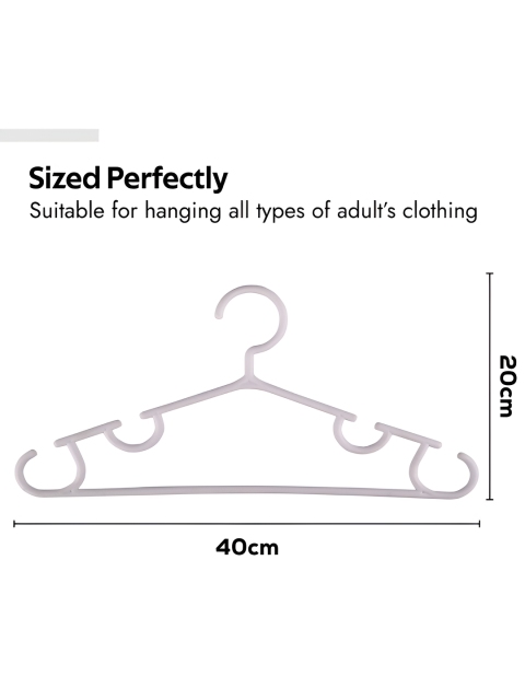 Kuber Industries Pack of 20 Solid Bar Hangers - Image 4