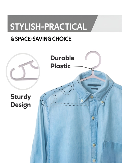 Kuber Industries Pack of 20 Solid Bar Hangers - Image 5