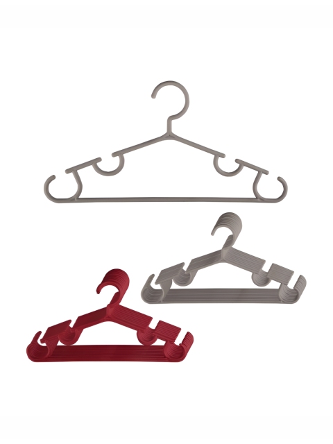 Kuber Industries Pack of 20 Plastic Multi-Purpose Bar Hangers