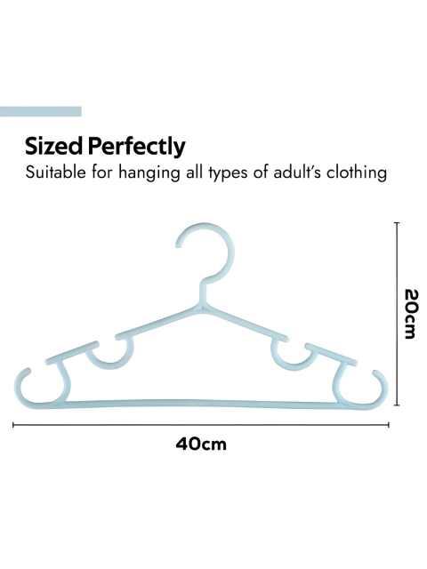 Kuber Industries Pack of 20 Plastic Multi-Purpose Bar Hangers - Image 4