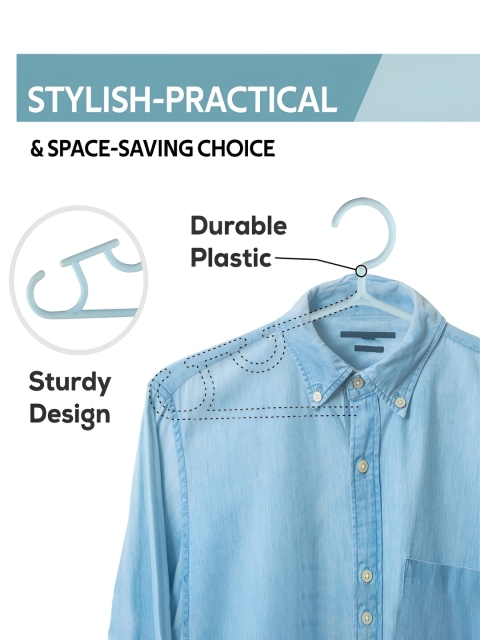 Kuber Industries Pack of 20 Plastic Multi-Purpose Bar Hangers - Image 5