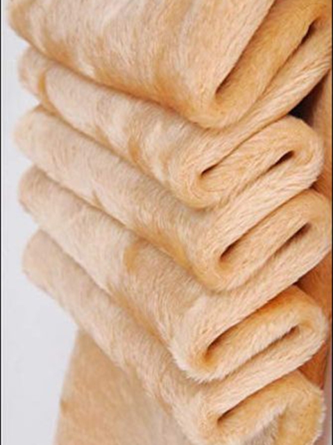 Brauch Women Fleece Fur Thermal Stretchable Stockings - Image 5