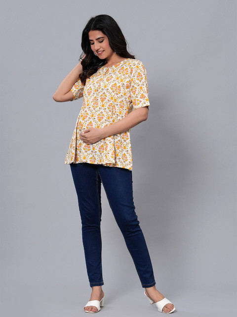 SIDDHANAM Floral Print Top