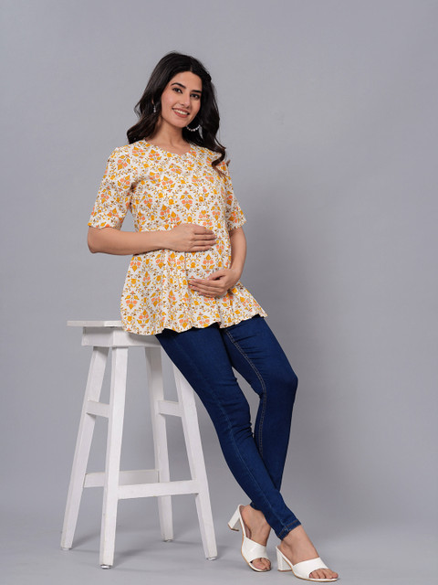 SIDDHANAM Floral Print Top - Image 5