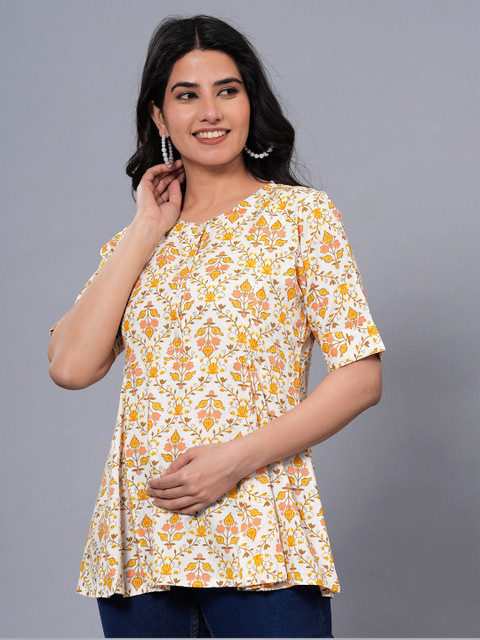 SIDDHANAM Floral Print Top - Image 2