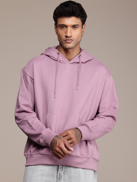 The Roadster Life Co. Typography Printed Relaxed Fit Hooded Sweatshirt - Image 3