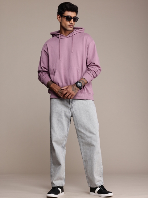 The Roadster Life Co. Typography Printed Relaxed Fit Hooded Sweatshirt - Image 5