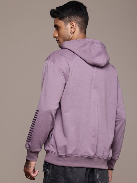 The Roadster Life Co. Typography Printed Relaxed Fit Hooded Pullover Sweatshirt - Image 4