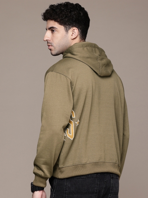 The Roadster Life Co. Typography Printed Hooded Relaxed Fit Sweatshirt - Image 4