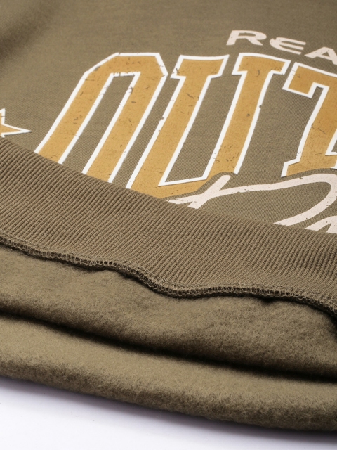 The Roadster Life Co. Typography Printed Hooded Relaxed Fit Sweatshirt - Image 6