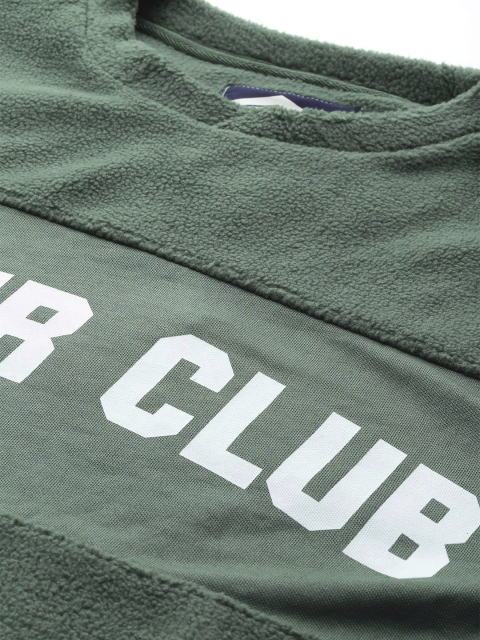 The Roadster Lifestyle Co. Typography Print Fleece Sweatshirt - Image 2